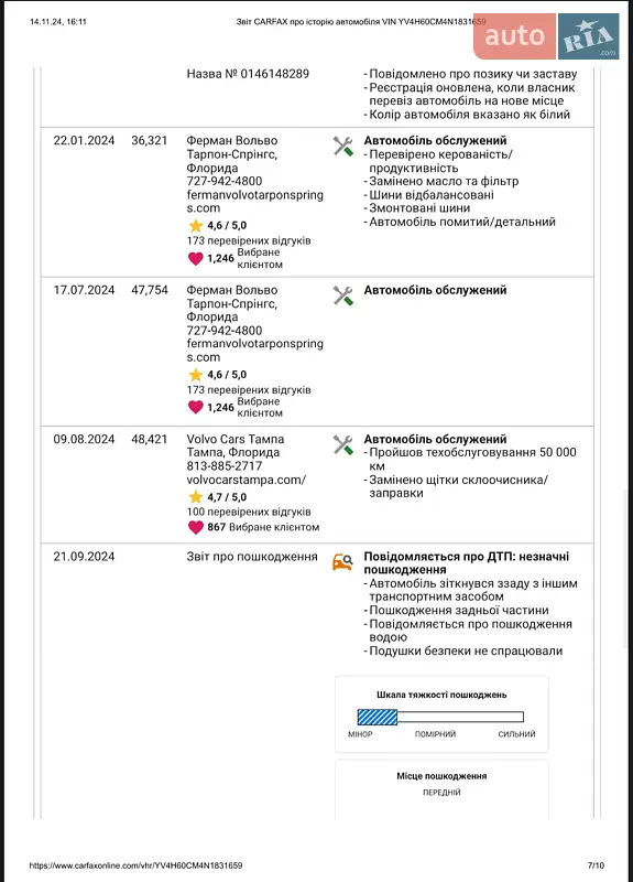 Позашляховик / Кросовер Volvo XC90 Recharge 2022 в Луцьку документ