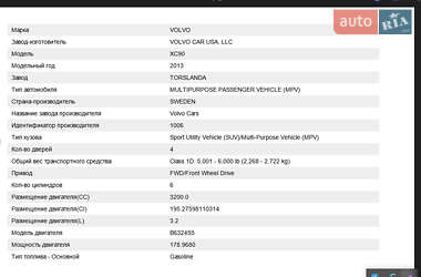 Внедорожник / Кроссовер Volvo XC90 2011 в 