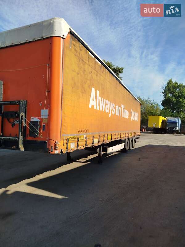 Тентованный борт (штора) - полуприцеп Wielton Mega 2014 в Днепре фото 2 Тентованный борт (штора) - полуприцеп Wielton Mega 2014 в Днепре