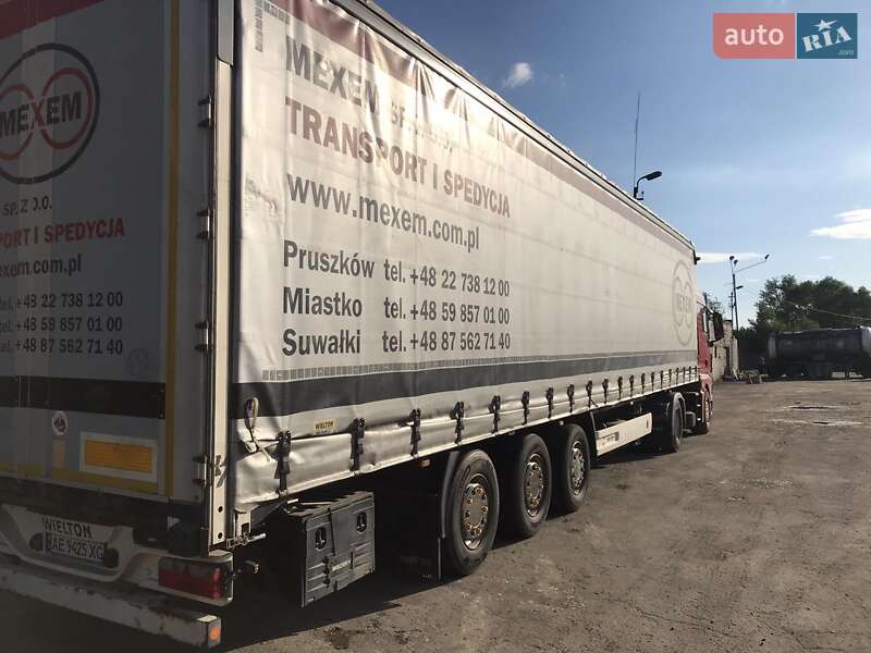 Тентований борт (штора) - напівпричіп Wielton NS-3 2015 в Дніпрі