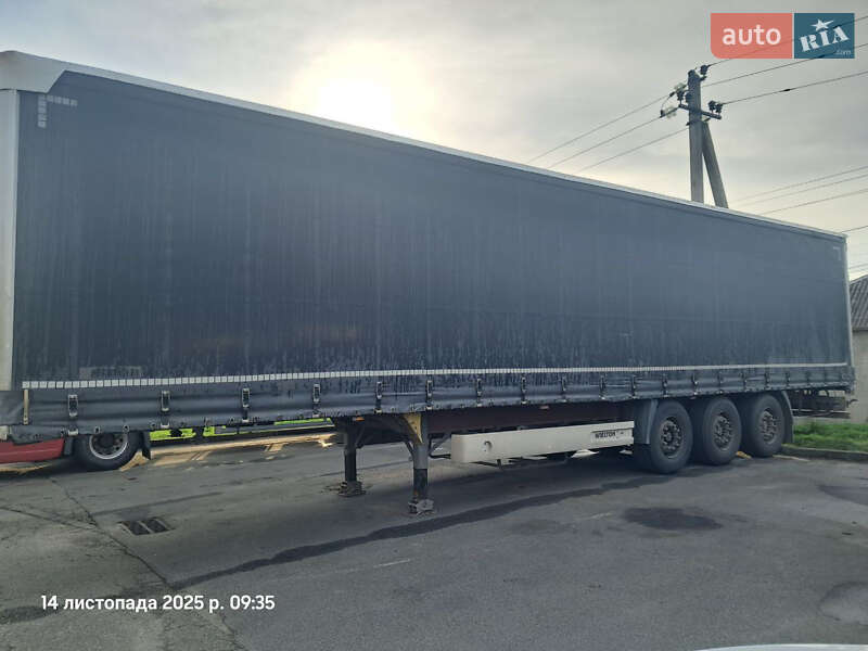 Тентований борт (штора) - напівпричіп Wielton NS-3 2012 в Києві
