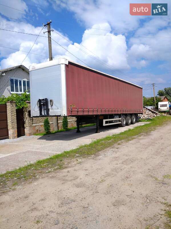 Тентований борт (штора) - напівпричіп Wielton NS34KT 2006 в Середині-Буди