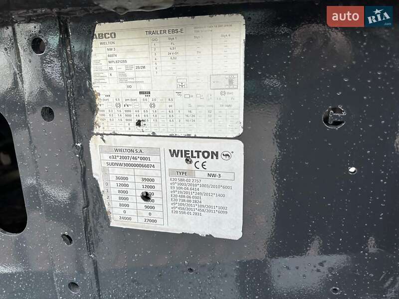 Самоскид напівпричіп Wielton NW 3 2017 в Вінниці
