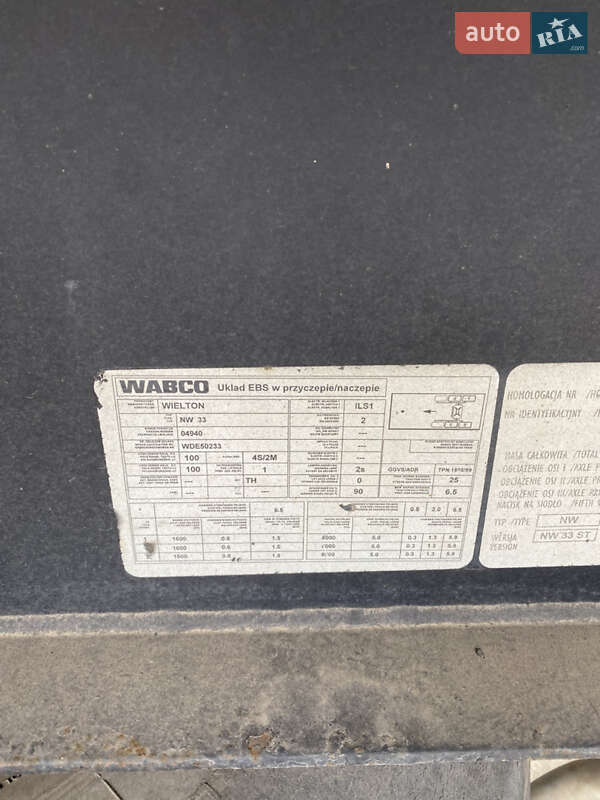 Зерновоз - напівпричіп Wielton NW33ST 2004 в Іванові