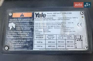 Вилочний навантажувач Yale ERP 2007 в 