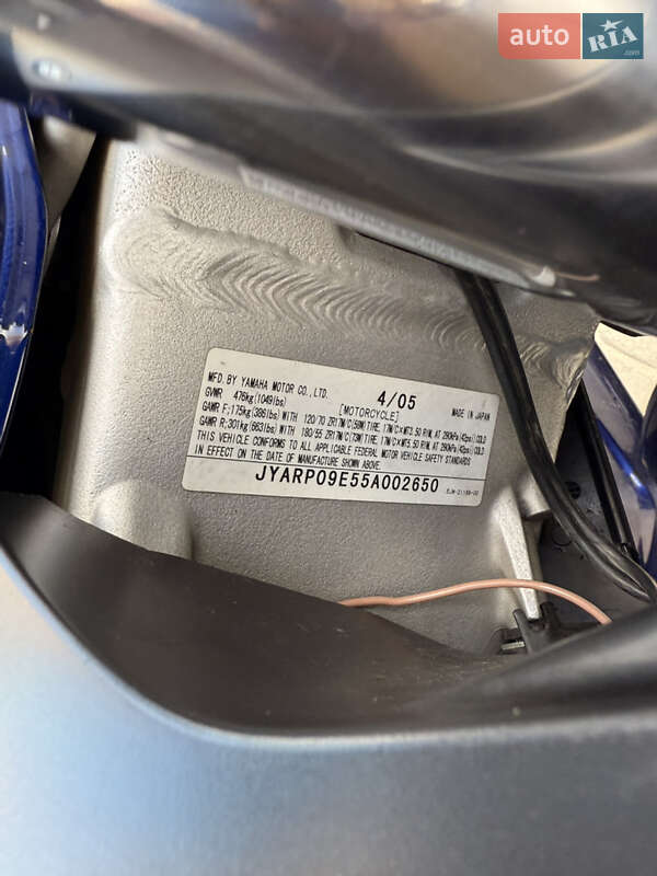 Мотоцикл Спорт-туризм Yamaha FJR 1300 2005 в Ивано-Франковске фото 6 Мотоцикл Спорт-туризм Yamaha FJR 1300 2005 в Ивано-Франковске