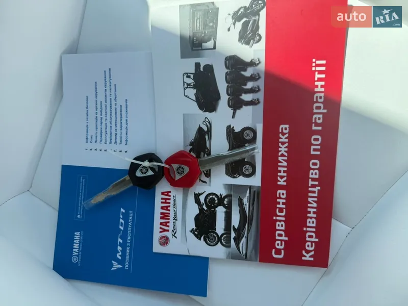 Спортбайк Yamaha MT-07 2024 в Кременчуге документ