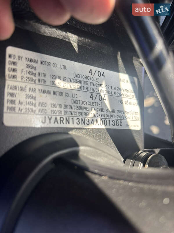 Спортбайк Yamaha YZF R1 2004 в Киеве фото 4 Спортбайк Yamaha YZF R1 2004 в Киеве