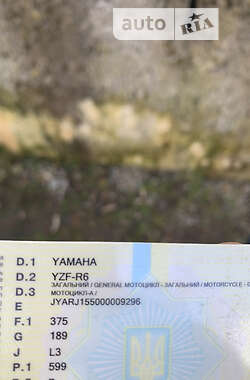 Спортбайк Yamaha YZF R6 2016 в 