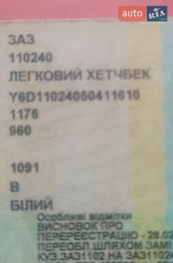 Хетчбек ЗАЗ 1102 Таврія-Нова 2005 в 