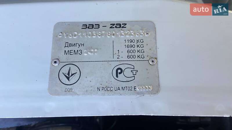 Лифтбек ЗАЗ 1103 Славута 2008 в Стрые