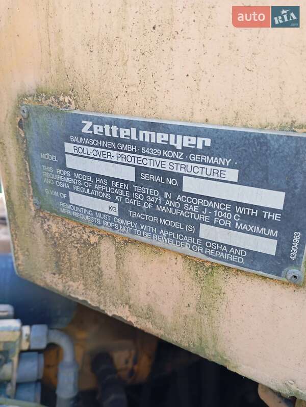 Фронтальный погрузчик Zettelmeyer ZL 1995 в Киеве