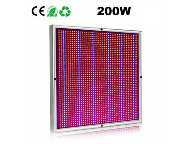 Led Grow 200W фито лампа панель для растений.