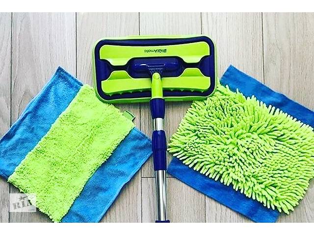 Универсальная швабра с двумя насадками AQUAmatic Mop от Гринвей