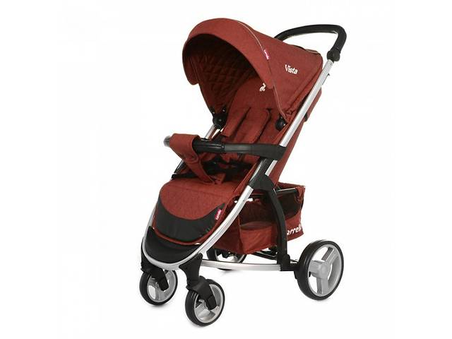 Прогулочная коляска Carrello Vista CRL-8505 Deep Red в льне