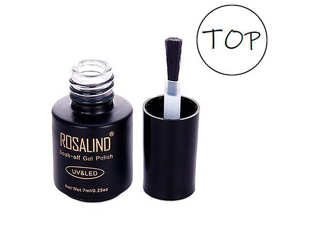 Финишное топовое покрытие финиш топ для гель-лака шеллака Rosalind 7мл