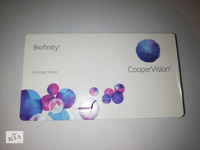 Контактные линзы Biofinity (CooperVision) - 6шт