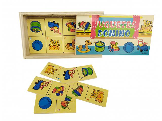 Деревянная игрушка Домино MD 2198 (Игрушки)