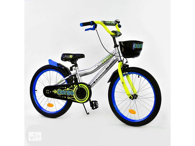 продам Велосипед 20" дюймов 2-х колёсный R-20611 "CORSO", ручной тормоз, звоночек, корзинка бу в Дубно продам Велосипед 20" дюймов 2-х колёсный R-20611 "CORSO", ручной тормоз, звоночек, корзинка бу в Дубно