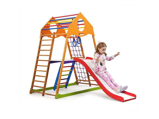 Детский спортивный комплекс для дома KindWood Plus 2 SportBaby