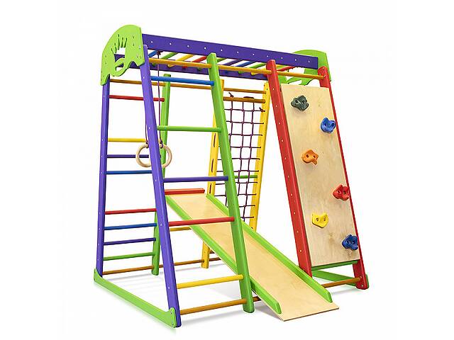 Детский спортивный комплекс для дома SportBaby Акварелька мини 1