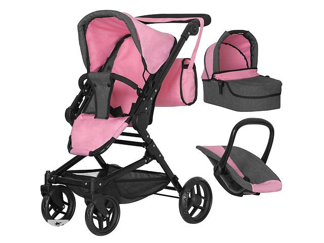 Коляска для кукол Carrello Magia 3 в 1