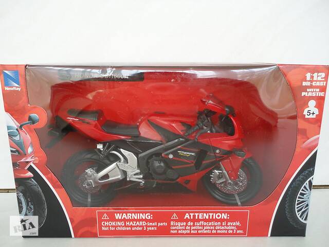 Модель мотоцикл 1:12 Honda CBR 600 RR від New Ray новая игрушка Kawasaki Suzuki Yamaha Vespa KTM