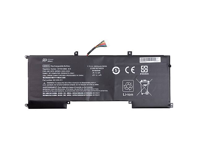 Аккумулятор PowerPlant для ноутбуков HP Envy 13 2017 Series (AB06XL) 7.7V 3600mAh
