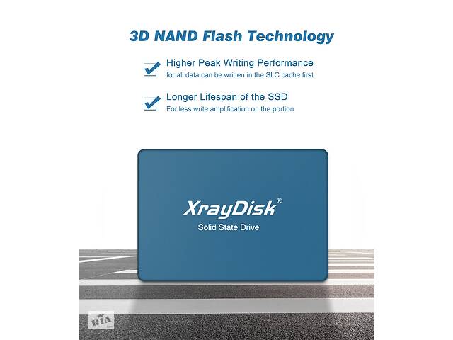 продам SSD диск XrayDisk 2,5 дюйма SATAIII 512 gb Blue бу в Житомирі