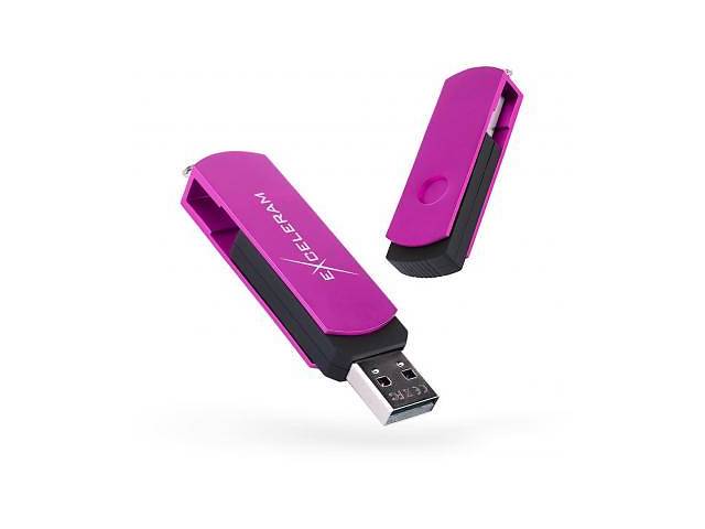 USB флеш накопитель eXceleram 64GB P2 Series Purple/Black USB 2.0 (EXP2U2PUB64)