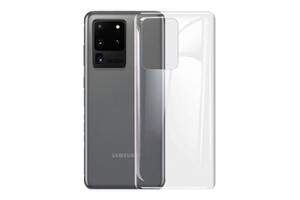 Задняя защитная гидрогелевая пленка DM для Samsung S20 Ultra Глянцевая (Код товара:18697)