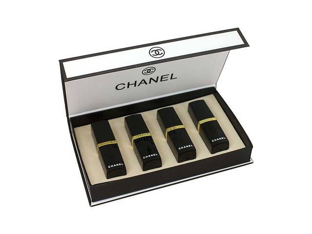 Набор помад Chanel 4 в 1 Подарок для Любимой!