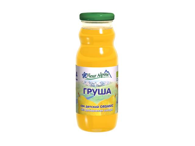 Детский сок Fleur Alpine ГРУШЕВЫЙ ОСВЕТЛЕННЫЙ 200 мл