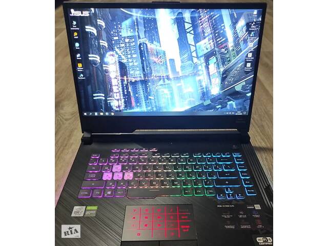 Ноутбук Asus ROG Strix i7-10750H GTX 1660 Ti 6 ГБ (G15 G512LU)