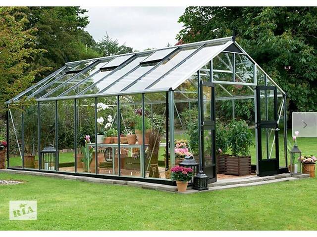 Садова теплиця Gardener 21,4 м2 скло / полікарбонат