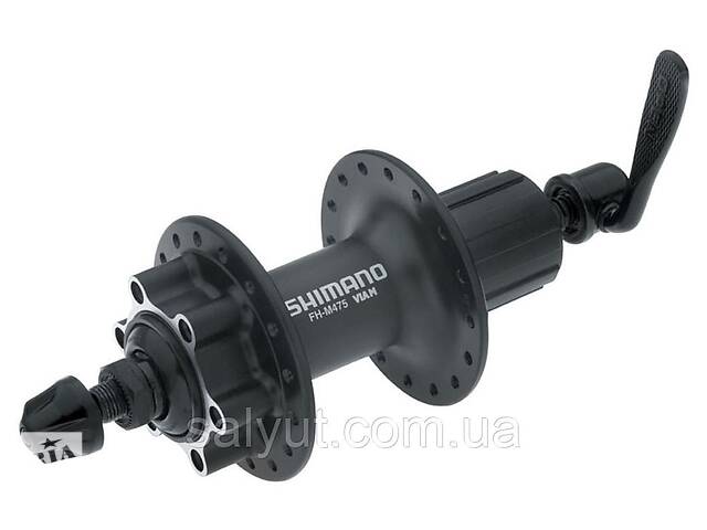 Втулка задняя AL 36H под диск. SHIMANO Alivio FH-M475 черн. с эксцентр. под кассету 8-9-10