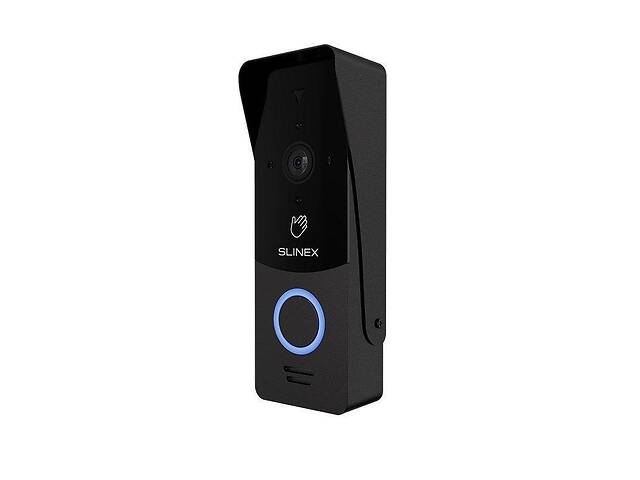 Видеопанель 2 Мп Slinex ML-20TLHD black с бесконтактной кнопкой вызова