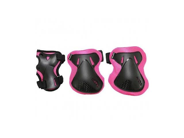 Комплект защитный SportVida SV-KY0006-L Size L Black-Pink SKL41-227697