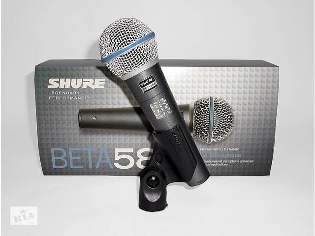 купить бу SHURE BETA 58A микрофон (Новый, Оригинал) в Фастове