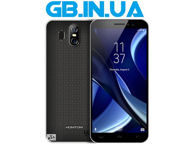 Смартфон Doogee HOMTOM S16 Black Черный 1 ГОД ГАРАНТИИ!