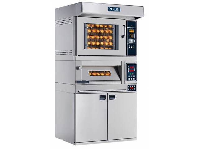 купить бу Конвекционная печь Wind 6040/5+Stratos 2STL/6040+Hood+Proof box Polin (51140153021 модульная) в Киеве купить бу Конвекционная печь Wind 6040/5+Stratos 2STL/6040+Hood+Proof box Polin (51140153021 модульная) в Киеве