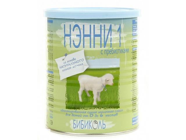 Сухая молочная смесь Нэнни 1 с пребиотиками, 400 г