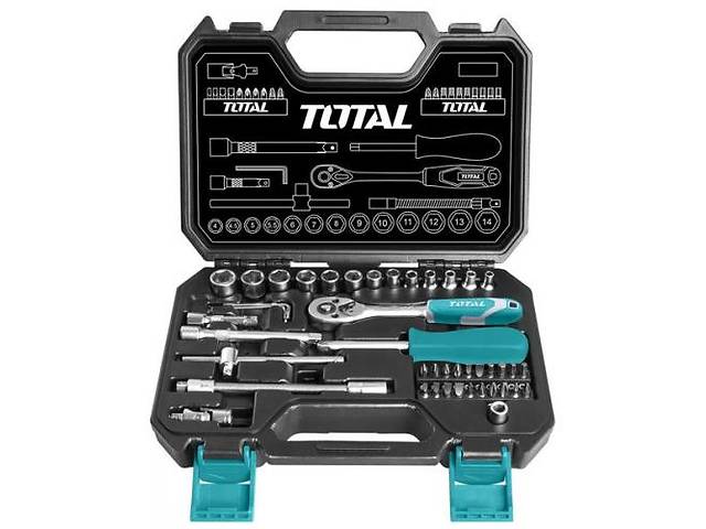 Набор инструментов TOTAL THT141451 1/4