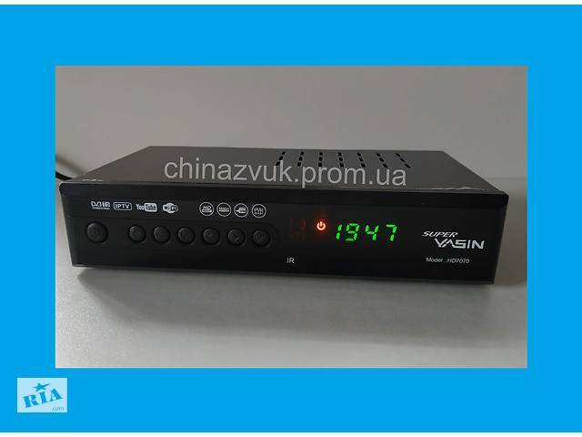 Super YASIN HD7070 1080P DVB-T2 приставка для цифрового TV (мет.корпус)